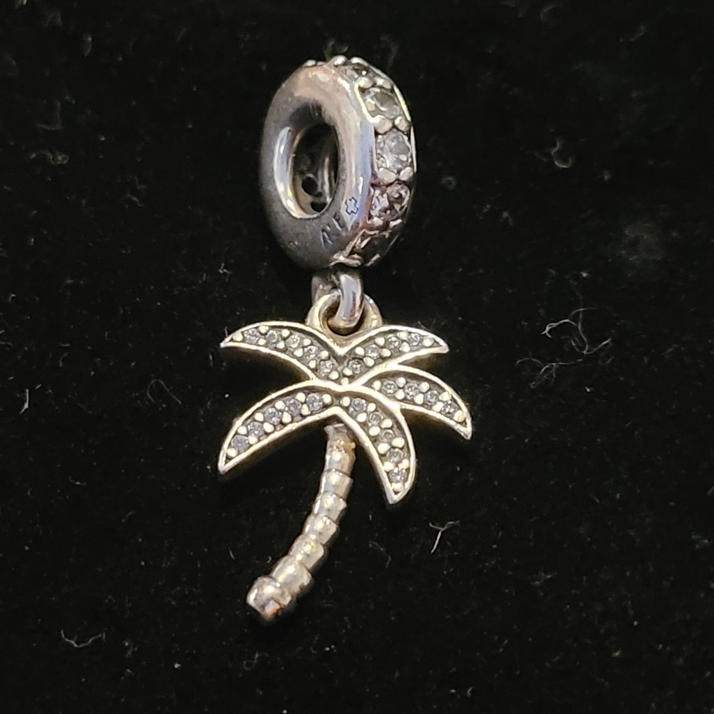 Pandora charm.  Palm tree.